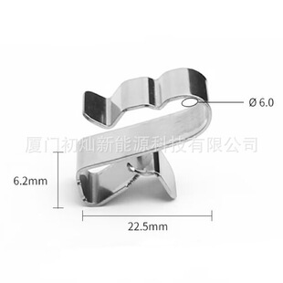 Photovoltaic Cable Clamp Cable Buckle 4 Square 2-Wire Clamp Assembly 304 Stainless Steel Solar Panel Cable Clamp