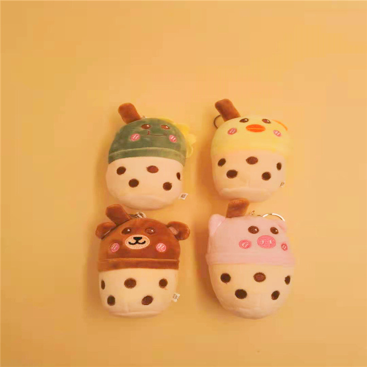 Cute plush tea cup pearl