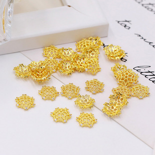 �18K���΢��ʯѩ�����и�Ƭ 14K�������朴���DIY�Ʒ���