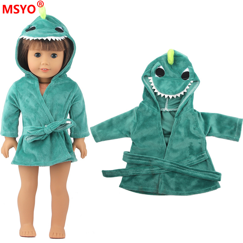 18 pulgadas American Girl muñeca pijamas 43cm xiafu muñeca ropa traje muñeca lindo camisón Pijamas