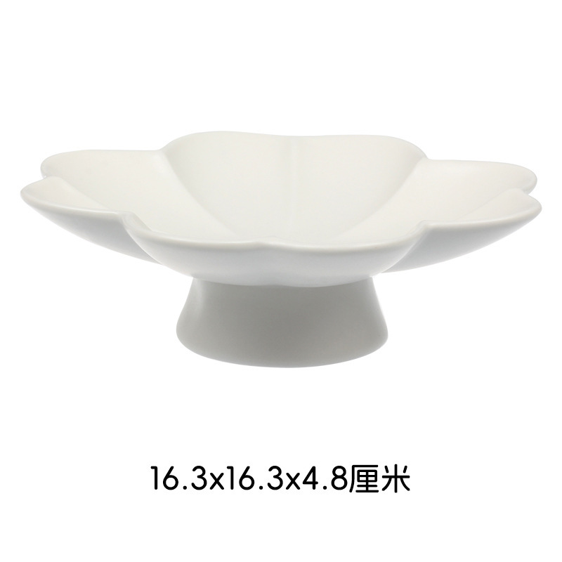 白磁クラフト、シンプルスタイル、高級感、創作花の賛歌、陶磁器食器セット、お手入れ簡単食器セット|undefined