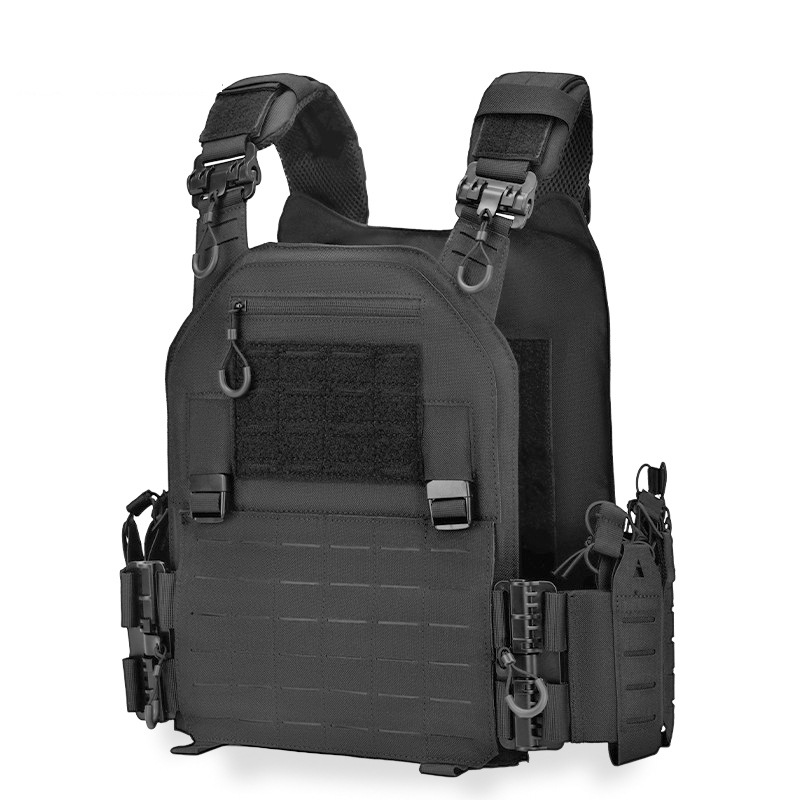 Chaleco táctico multifuncional de liberación rápida, chaleco molle, chaleco de pecho ligero para fanáticos militares, chaleco de entrenamiento táctico CS para exteriores