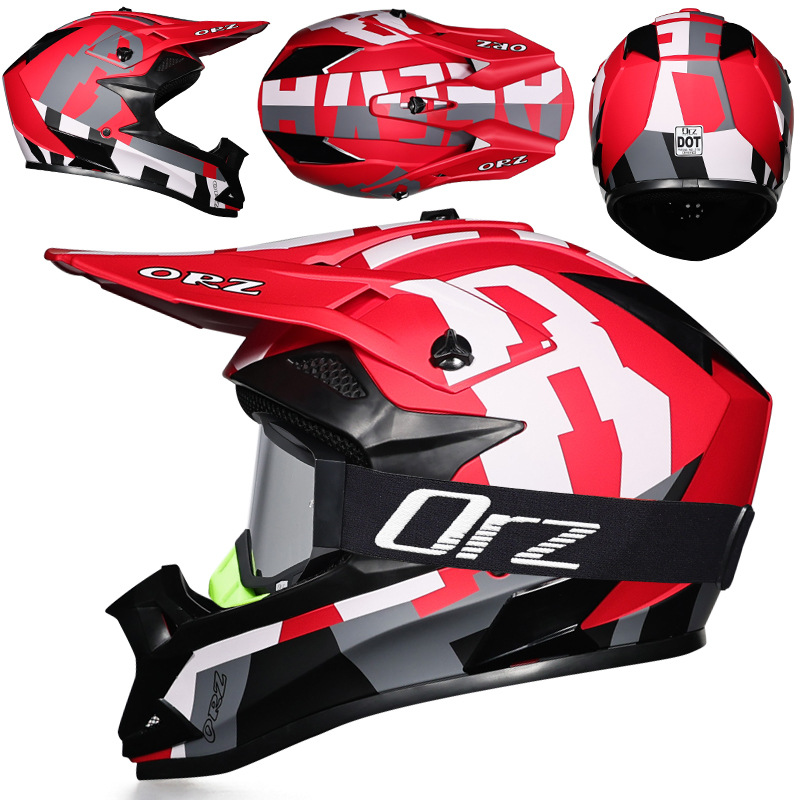Nuevo casco de ciclismo Off-Road Orz, casco de rally para hombres y mujeres, casco todoterreno transpirable de carreras ADV de talla grande