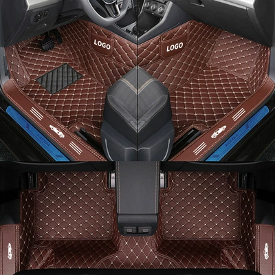 Suitable for Volkswagen Honda Special — Ayaqaltılar (Kovriklər) - heightened-side-of-threshold-bag-coffee-color-single-layer