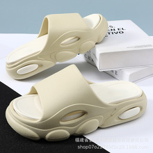 新款EVA夏季拖鞋情侣款时尚百搭外穿厚底踩屎肝防滑休闲沙滩一字