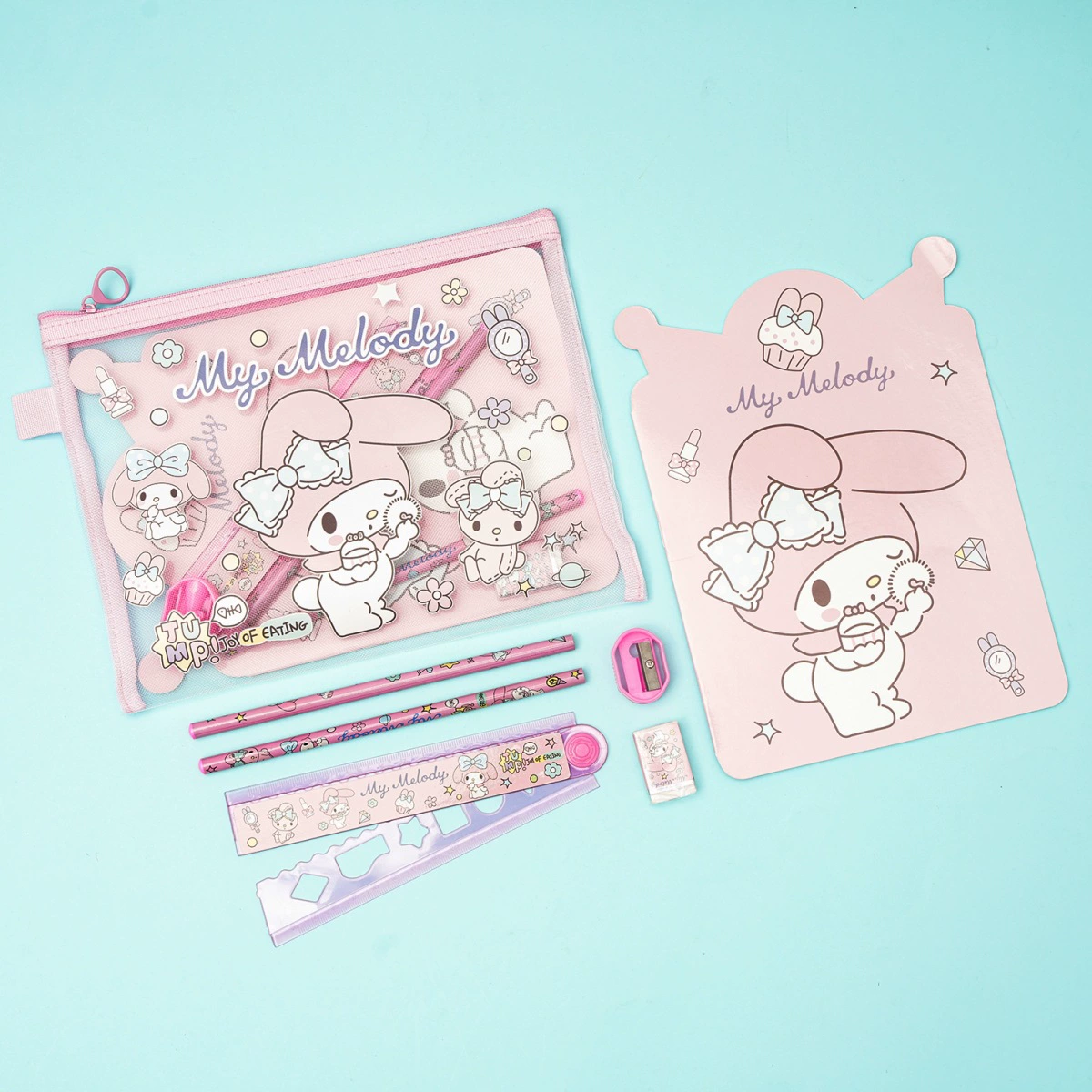 Sanrio, карман канцелярские товары, набор для учеников начальной школы, пенал для детей, подарок на день рождения, оптом