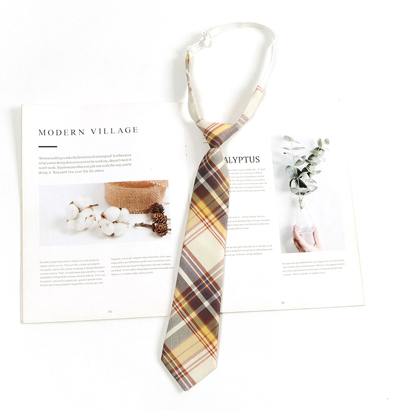 Brown retro Japanese coffee bow tie