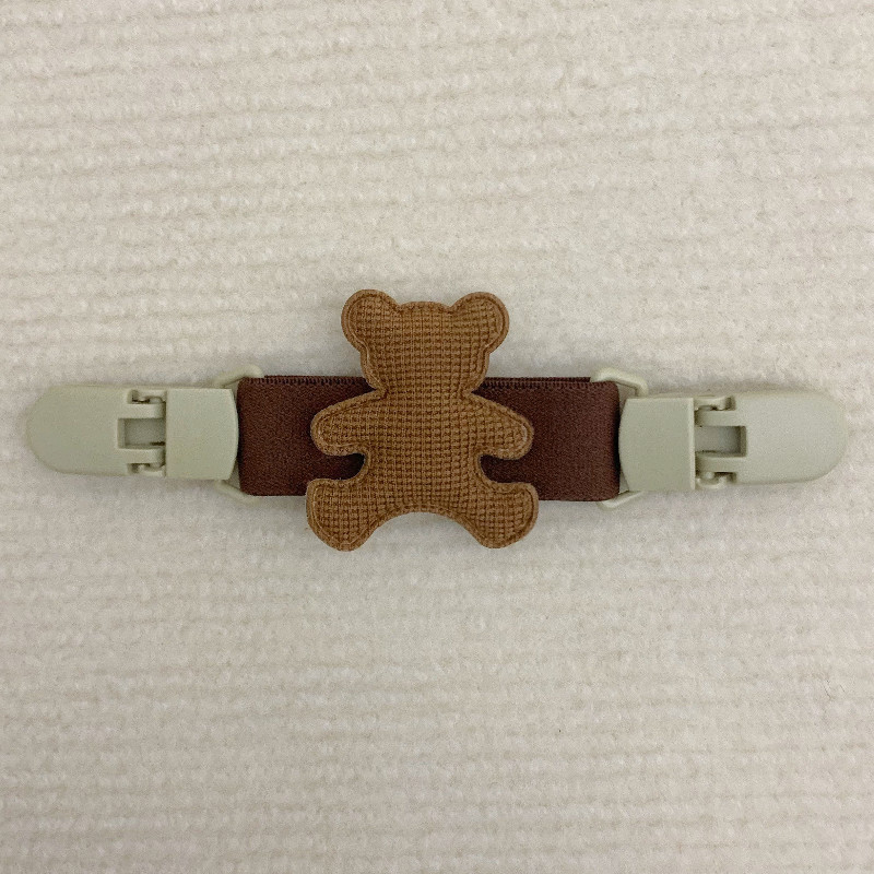 INS estilo coreano clip de suspensión oso pantalones de tirantes para niños clip anti-caída clip de la correa del hombro soporte de la falda de la suspensión antideslizante artefacto de hombro