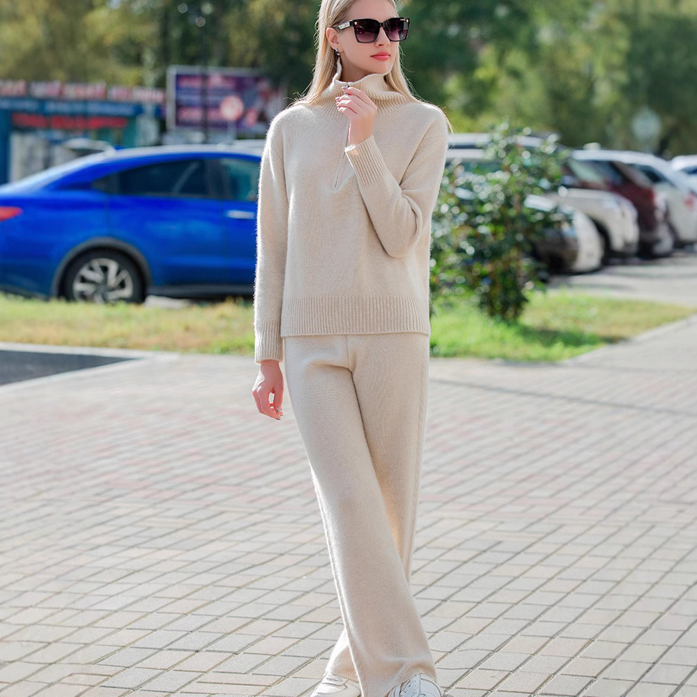 Demi-season cashmere set