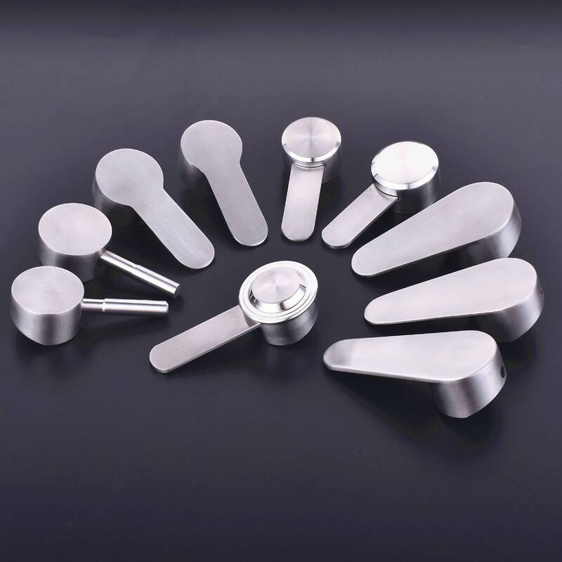 Hot and Cold Basin Faucet Shower Mixing Valve Core Boiling Water Handle 304 Stainless Steel Faucet Handle Handle Switch Accessories