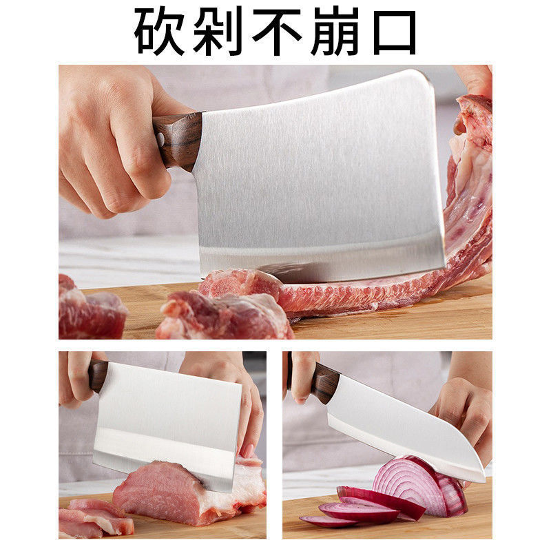 Kit de cuchillos de acero inoxidable Kit completo de cuchillos de cocina afilados domésticos 2 en 1