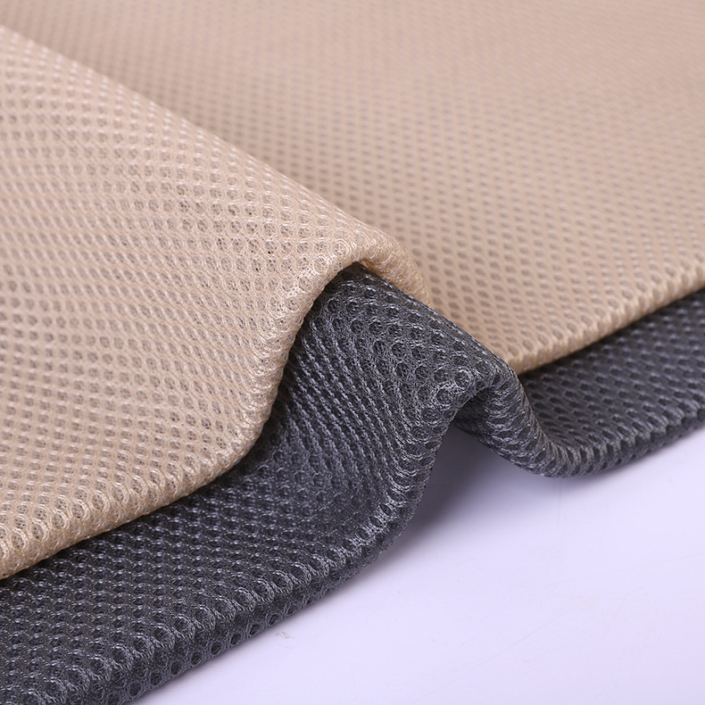 工厂批发多色舒适透气三明治网眼布坐垫床垫家居家纺3d网布