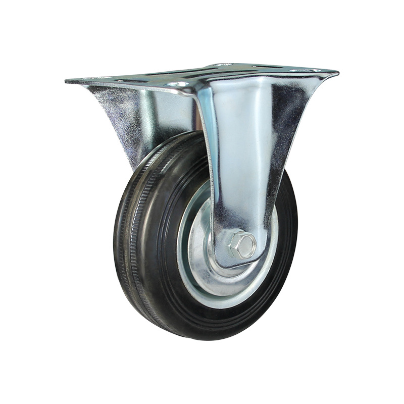 浩轮 工厂直发3寸4寸5寸6寸8寸10寸工业橡胶轮定向万向刹车