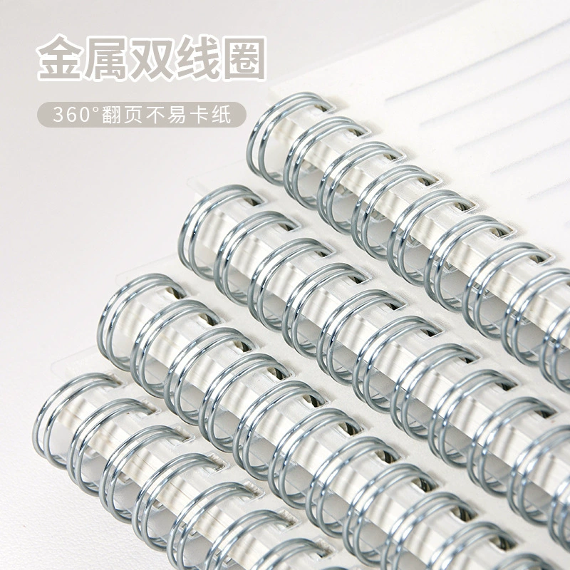 PP coil notebook, spiral-bound A5/B5/A7, PP cover, lined/square/blank inner pages