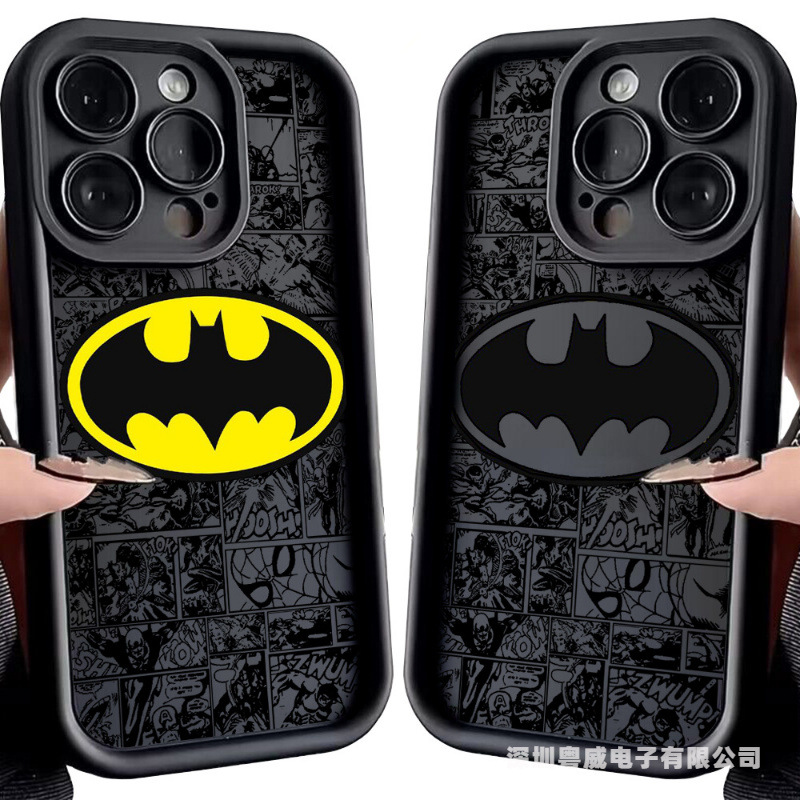 蝙蝠图标适用苹果17promax手机壳16plus天眼阶梯15跨境14电影13爆