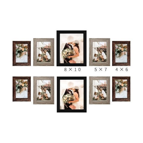 American Amazon photo frame multi-size combination photo wall porous cardboard picture frame factory direct photo wall hanging wall American Amazon photo frame multi-size combination photo wall porous cardboard picture frame factory direct photo wall hanging wall