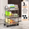 2501 dark gray 3-layer cart