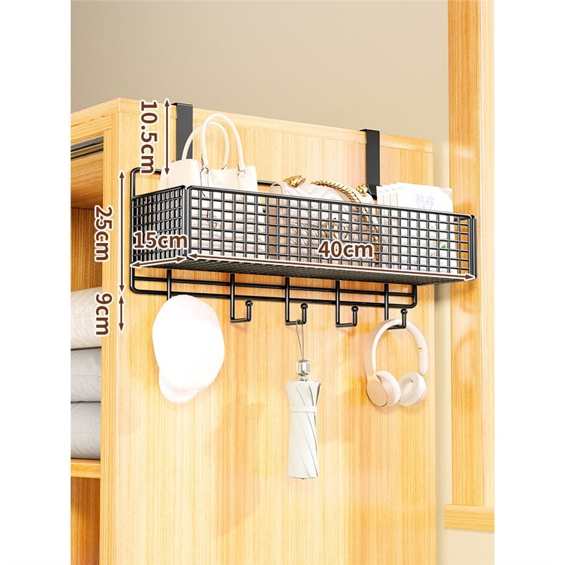 검정색 단일 레이어 초대형 후크(캐비닛 측면 스타일)