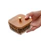 High-grade Walnut Plate Home Living Room Coffee Table Deck Tea Snack Candy Dried Fruit Plate Snack Nut Box Creative