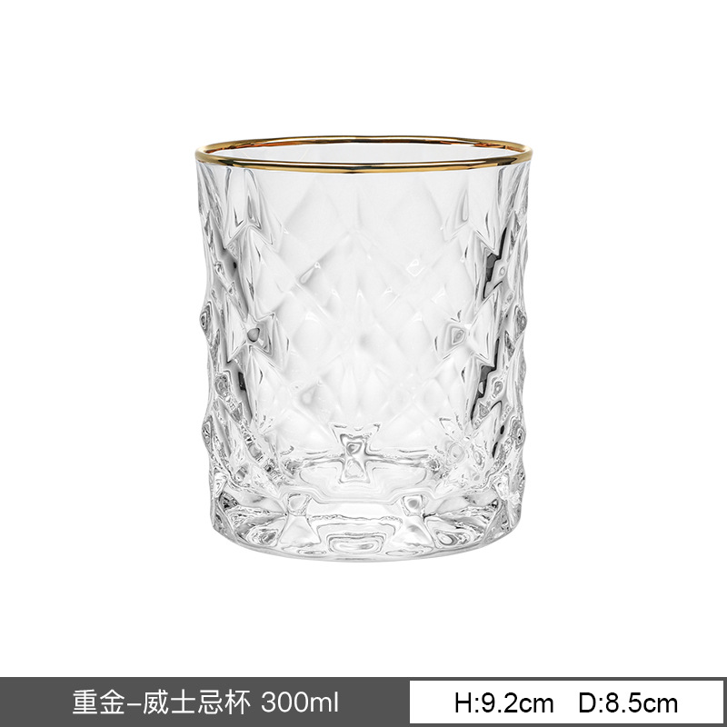 Tazas de whisky importadas de la República Checa, tazas de cristal de alto nivel, tazas de cerveza de ambiente familiar