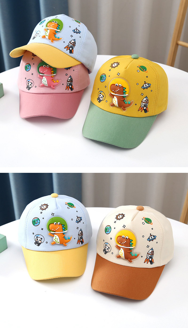 154g Weight Hat Classification Cotton Fabric Type Baseball Cap Hats Type 1 Piece Quantity Street Occasion Animal Pattern All Seasons Season Children Unisex Gender Printing Design Streetwear Style Children Unisex Streetwear Animal Printing Baseball Cap