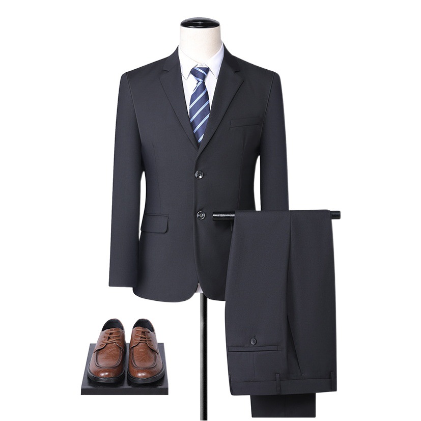 Traje de primavera y otoño traje de hombres y mujeres mismo estilo más traje de tamaño traje de hombre ropa de trabajo de negocios de ventas bancarias Hotel