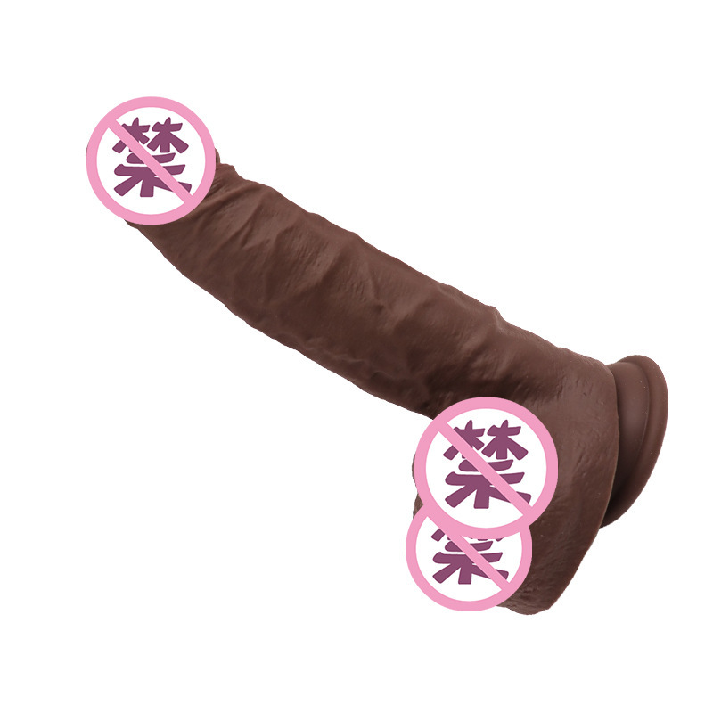 Liquid Silicone Realistic Dildo, Extra-Large Manual Design for Internal and Clitoral Stimulation — detail image 2