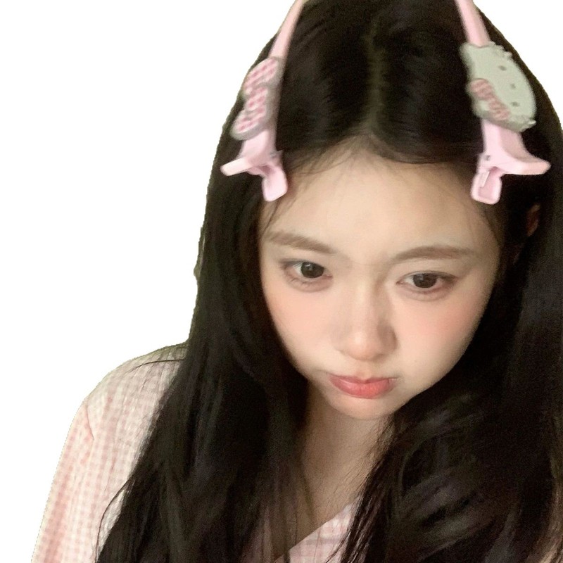 超大的kitty化妆夹!发量再多也不怕啦卡通可爱一字刘海无痕发夹|undefined