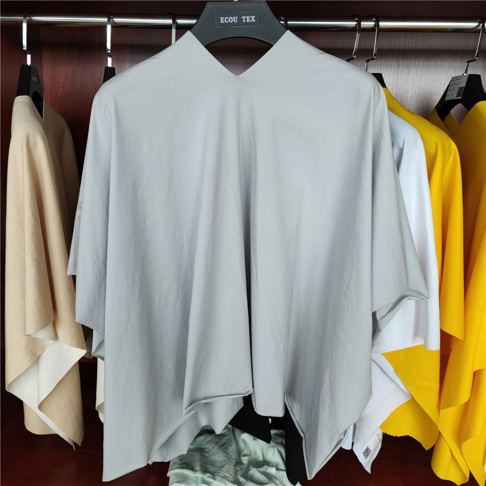 【工厂直销】60S美国匹马棉 192gsm针织弹力单面汗布 高拉伸性