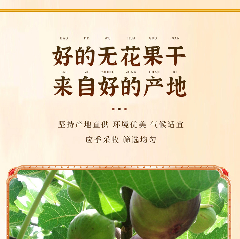 Dried Fig Slices Wu Hua Guo 500g Natural Fig Tea for Brewing and Culinary Use key features