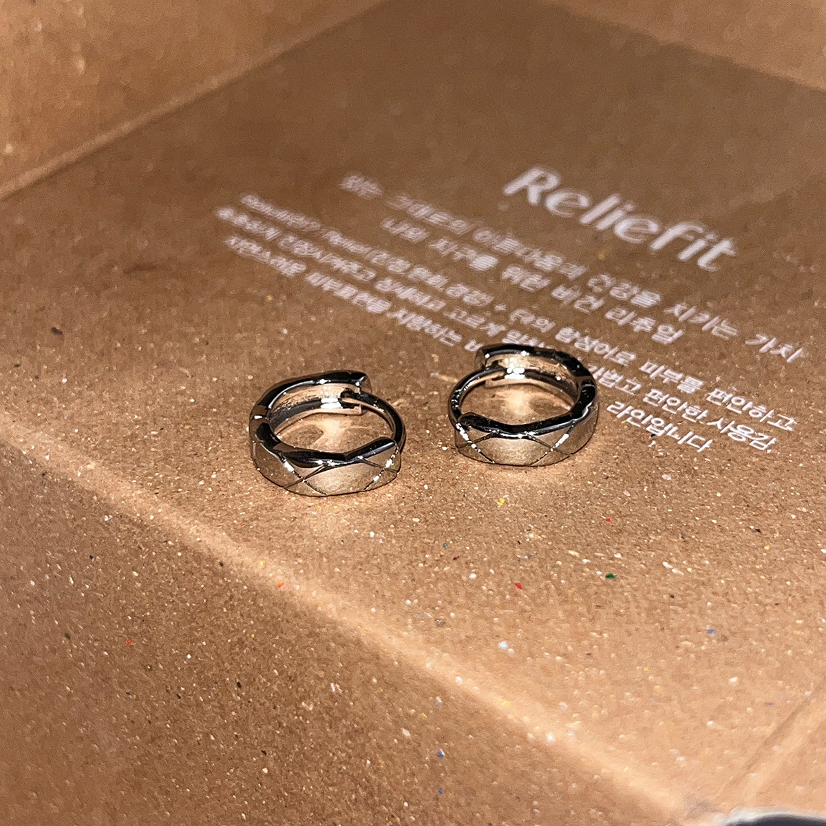 Silver large pair