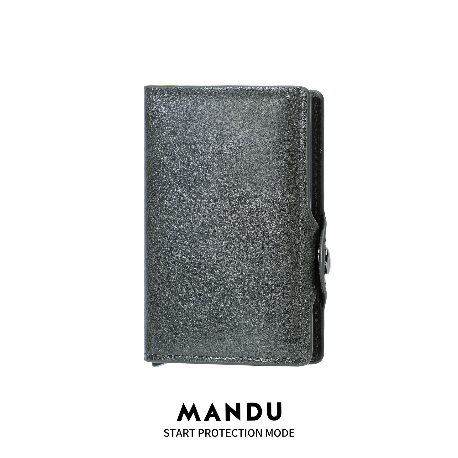 MANDU comercio exterior venta caliente Amazon RFID tarjeta de posición de tarjeta múltiple clip de dinero de cepillo antirrobo paquete de tarjeta de aleación de aluminio sentido avanzado