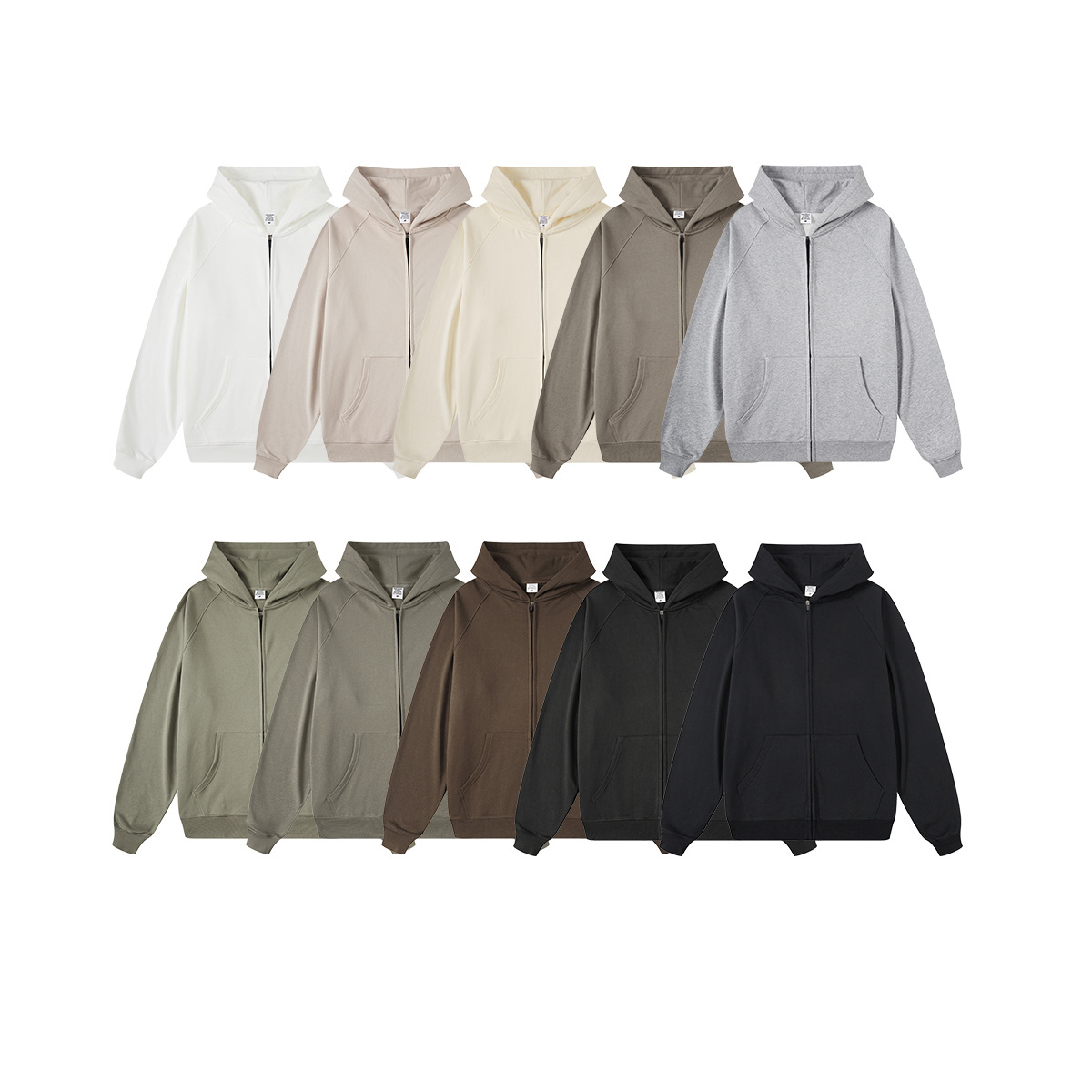 Ropa para Hombre BE, Otoño/Invierno 2025, Estilo Americano, Tono Tierra, Deportivo, Holgado, Conjunto para Parejas, Sudadera con Capucha y Cremallera, Chaqueta para Hombre