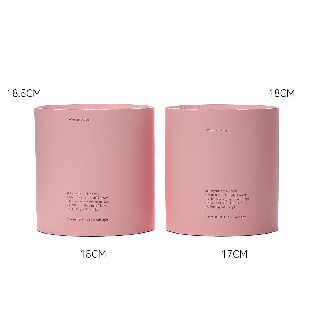 Cuatro colores cordier esmerilado sensación de piel abrazar barril flor caja de embalaje flor florista caja de embalaje de regalo