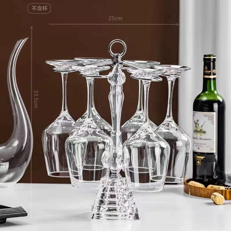 Набор бокалов для вина Crystal, бокал-переливник большого объема, кристально clear стекло, варианты 500–880 мл