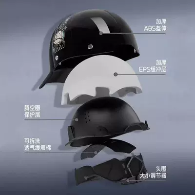 Dəbilqə (Kaska) aksesuarları – Half Helmet