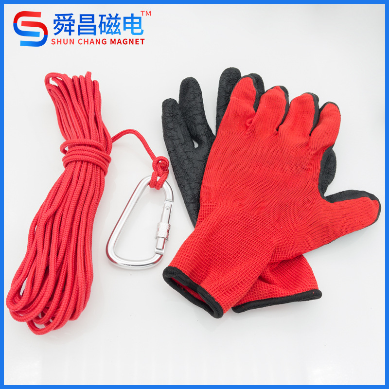 Imán de pesca cuerda especial nylon poliéster trenzado cuerda multifuncional tendedero pesca al aire libre gancho cuerda