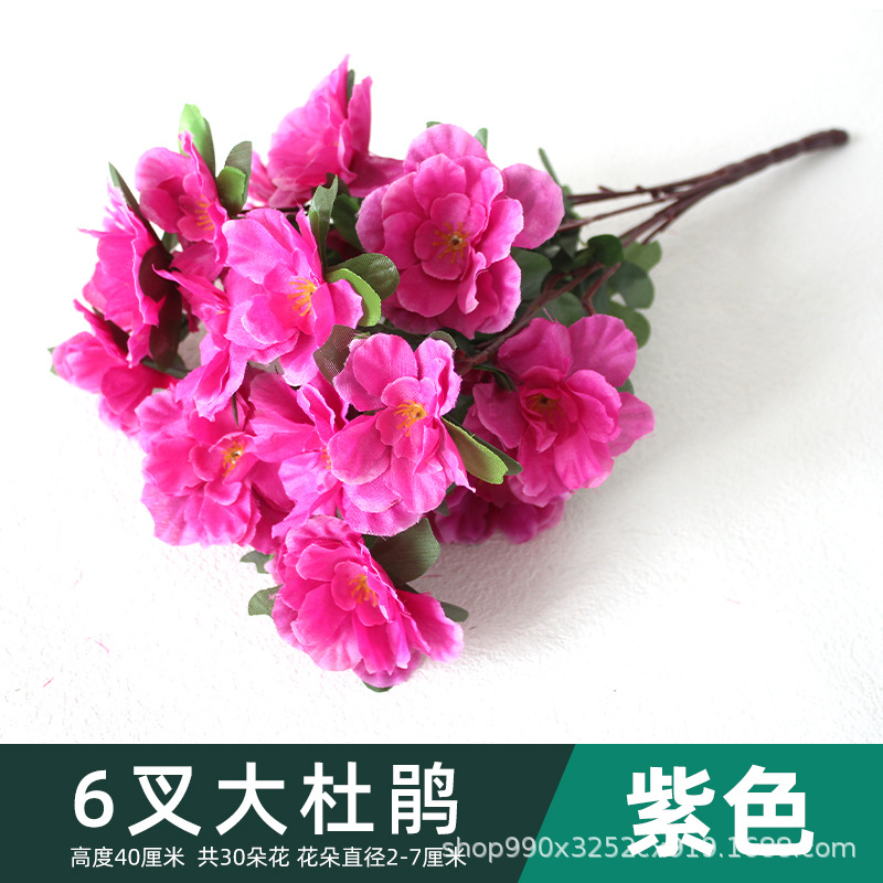 Púrpura-Azalea de 6 ramas