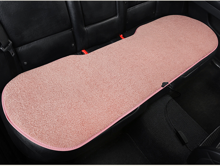 Heated Seat Cushion Fcc Certified Ce Winter Fur Cushion Car Plush Seat Cushion Car Supplies Winter Seat Cushion Warm