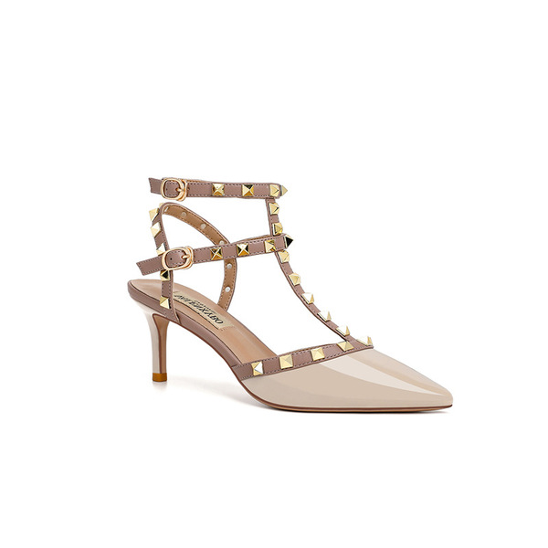 Summer high heels pointed-toe