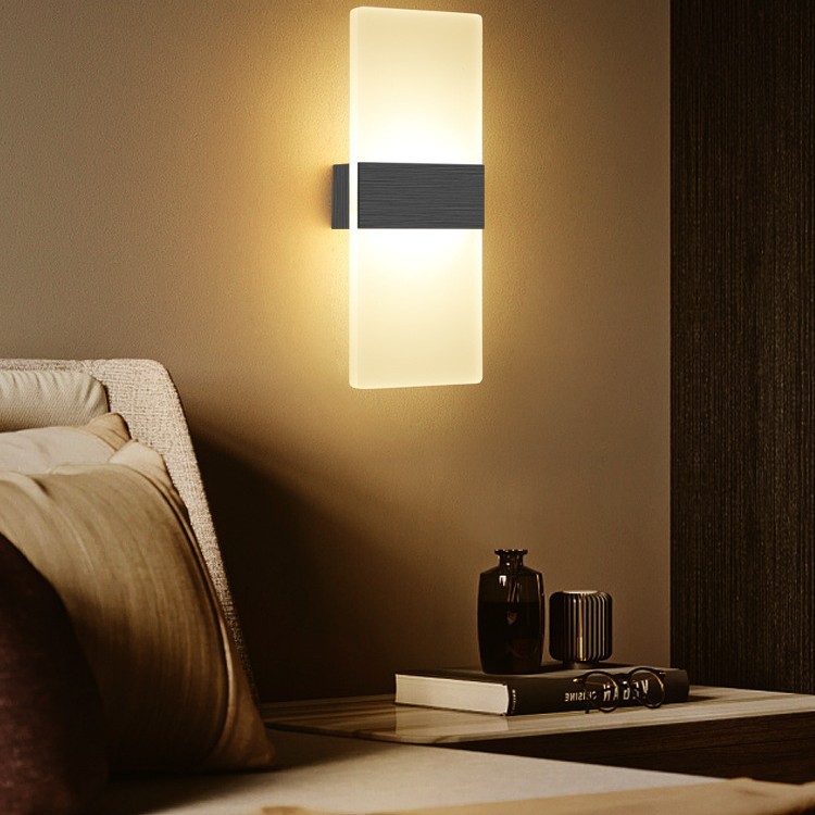 Luz de pared de sala de estar minimalista creativa Paul Sheng LED cabecera lámpara de pared dormitorio pared de fondo moderna cama de diseño de fondo