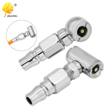 轮胎打气咀  汽车轮胎快充咀货车手摇加气杆 单头/双头两用充气咀