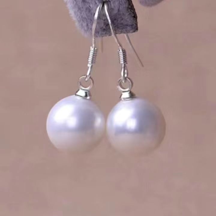 925 Sterling Silver Pearl Stud Earrings - Hot Selling Style, Elegant Japanese and Korean Fashion, Tassel Earrings for Women, Perfect for Matching Earring Accessories