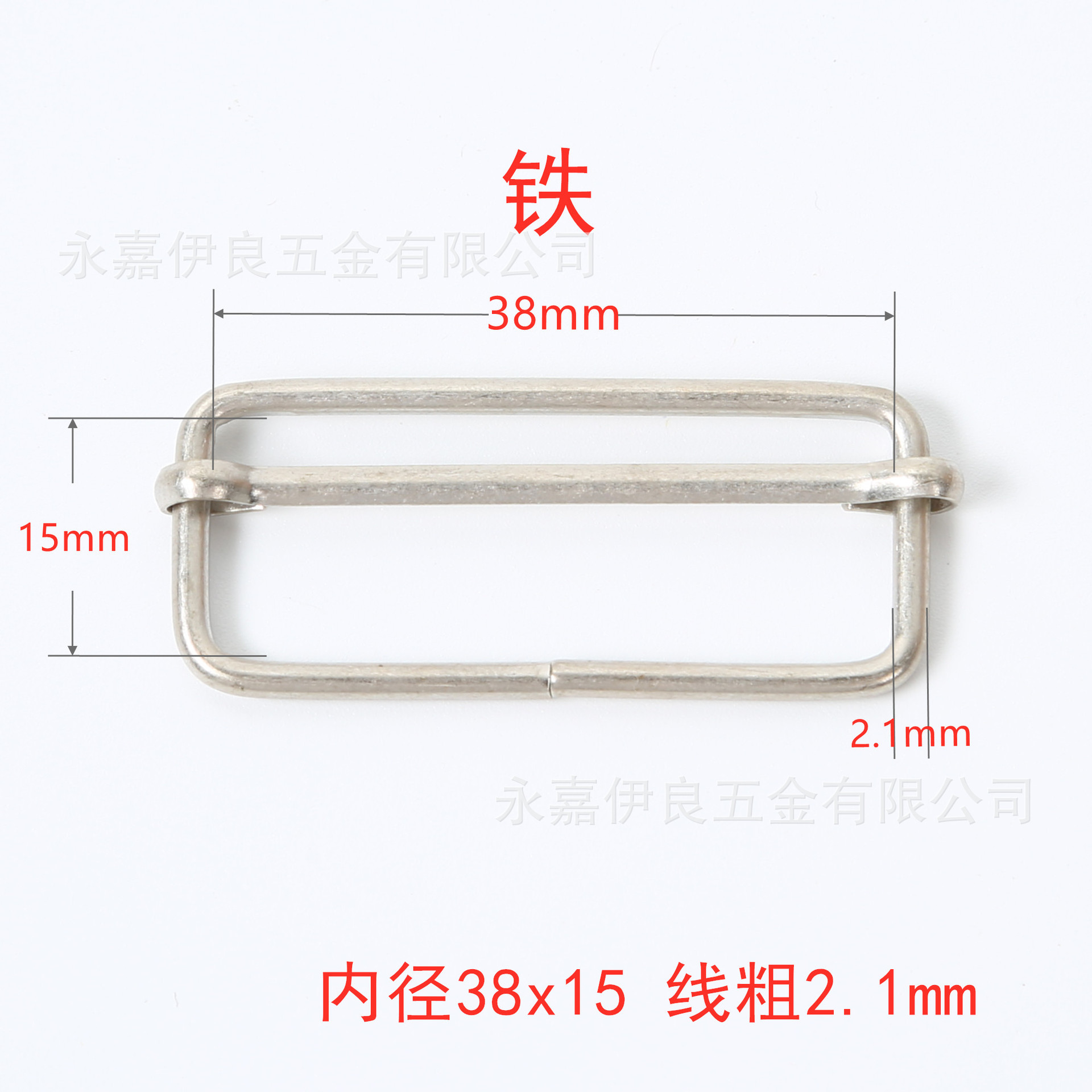 Venta directa de fábrica de hebillas metálicas en forma de D en stock, hebillas ajustables de acero inoxidable, nuevas hebillas de tracción, hebillas de tres niveles de cobre, hebillas de alambre de hierro. image 27