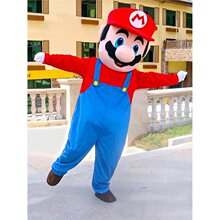 马里奥卡通人偶服装路易基成人玩偶cos服网红人穿道具表演服