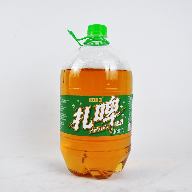 1.5L 大樽生ビールバーベキュー屋台青島夏麦畑ビールクールイエロービールスムーズドリンクパック卸売|undefined