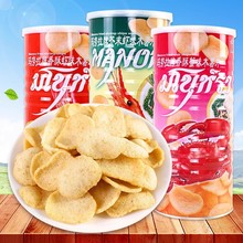 泰国进口零食/特产休闲食品玛努拉虾片/MANORA膨化食品100g薯片