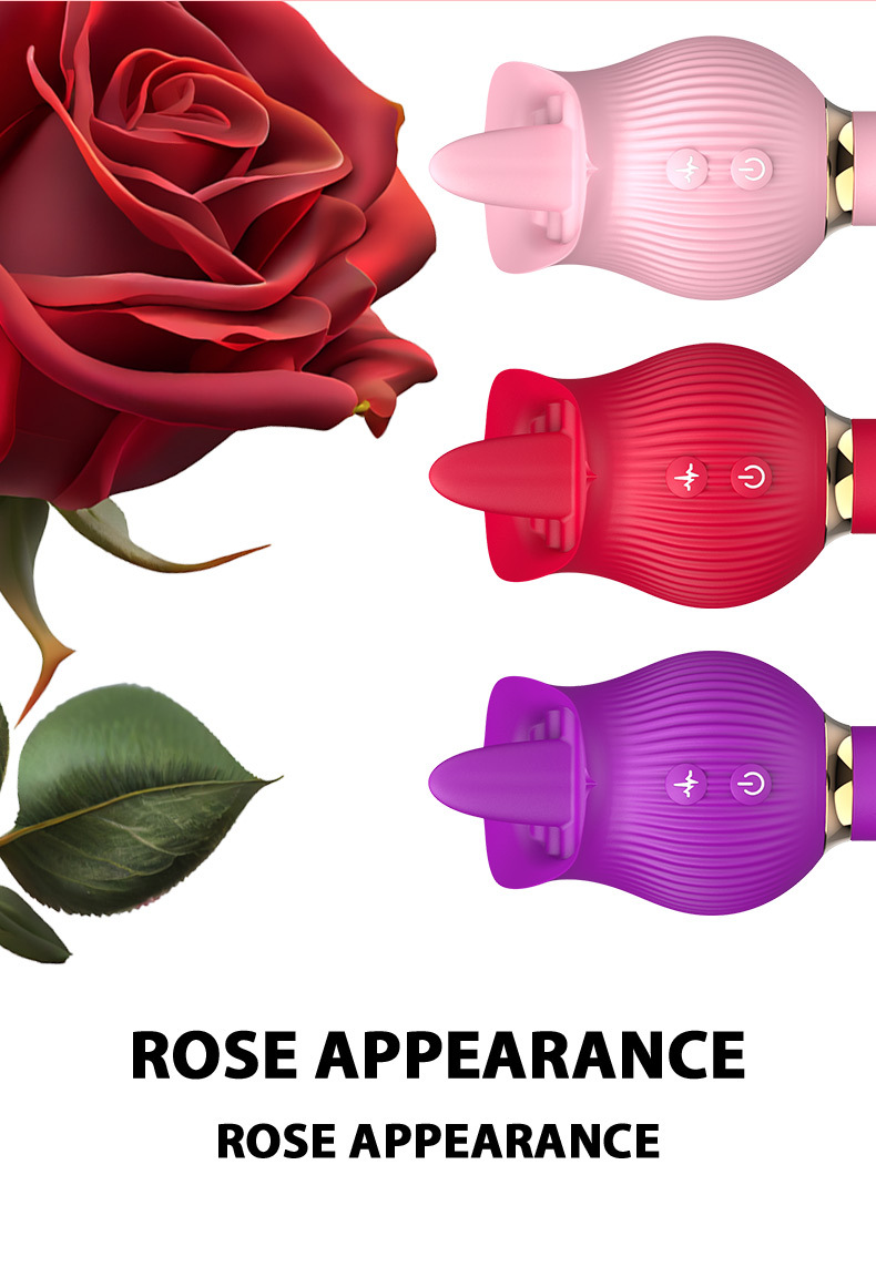 Cây Massage Lưỡi Rung Liếm Tự Thụt Hoa Hồng Cây Massage Lưỡi Rung Liếm Tự Thụt Hoa Hồng