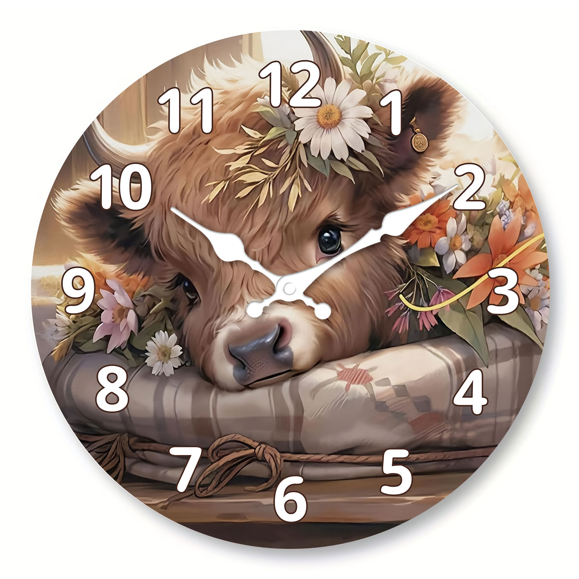 12inch 【29.7cm】cute cow flower decoration