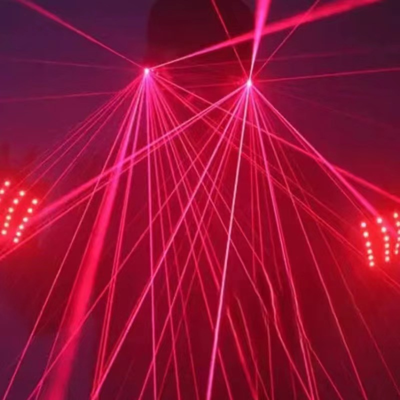 Amazon gafas láser LED luminosos gafas bar láser danza atmósfera apoyos rendimiento KTV al por mayor